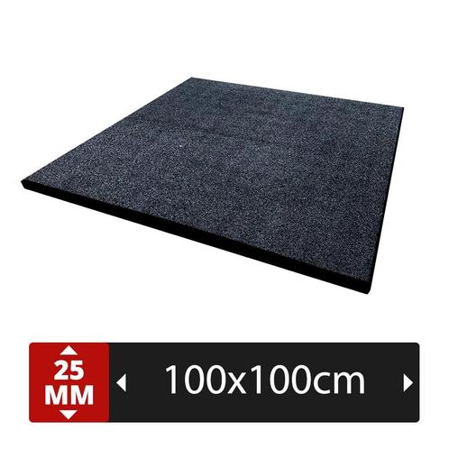 40 nieuwe grote Rubber tegels 100x100x2,5 zs zwart BE FLEX, Doe-het-zelf en Verbouw, Tegels, Nieuw, Vloertegels, Ophalen of Verzenden