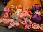 Babypoppen set met accessoires, Ophalen of Verzenden, Gebruikt, Babypop