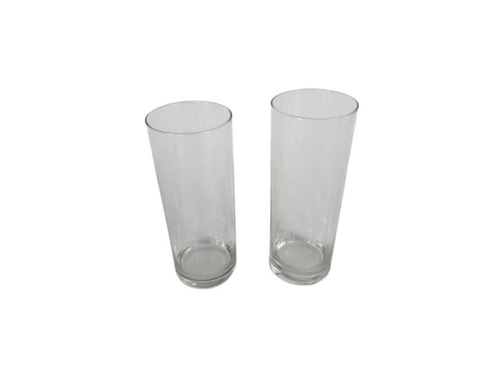 Royal Leerdam - A.D. Copier - 2 x long drink - kristal - 60s, Antiek en Kunst, Antiek | Glas en Kristal, Ophalen of Verzenden
