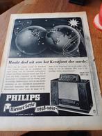 Advertentie van Philips radio 1938, Ophalen of Verzenden, Gebruikt