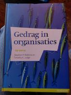 Studieboek Gedrag in Organisaties Robbins & Judge, Zo goed als nieuw, Stephan, Alpha, HBO