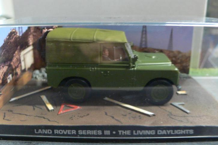 land rover series 3 - the living daylights - 007   1/43, Hobby en Vrije tijd, Modelauto's | 1:43, Nieuw, Auto, Overige merken