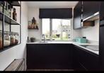 Moderne zwarte keuken, Huis en Inrichting, Keuken | Complete keukens, Ophalen, Gebruikt, Zwart, Hoekkeuken