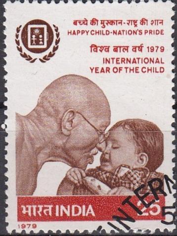 India - 1979 - JVK-9 - Jaar Van Het Kind - Mahatma Gandhi beschikbaar voor biedingen