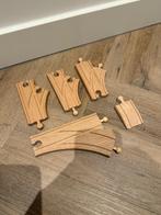 Heel goed 5x Brio houten trein wissel 33307 33346 set rail, Ophalen of Verzenden, Zo goed als nieuw