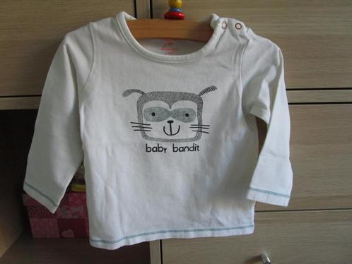 Hema maat 68 - longsleeve Baby Bandit, Kinderen en Baby's, Babykleding | Maat 68, Zo goed als nieuw, Jongetje, Shirtje of Longsleeve