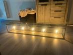 Industriële hanglamp zwart met 5 glazen bollen, Huis en Inrichting, Lampen | Hanglampen, Ophalen of Verzenden, Zo goed als nieuw