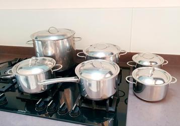 6 delige Spring Cristal pannenset, hoge kwaliteit! beschikbaar voor biedingen