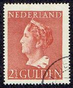 Nederland 1946, Koningin Wilhelmina, 2½ gulden., Verzenden, Na 1940, Gestempeld