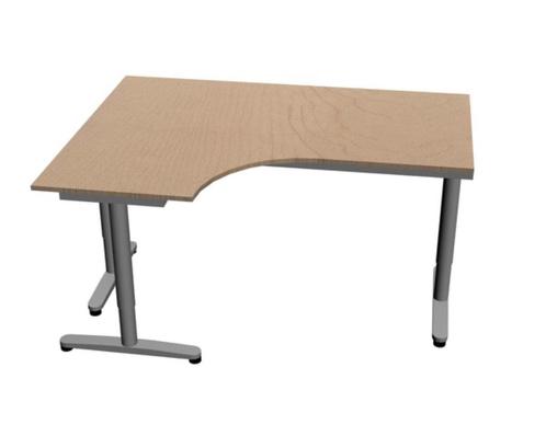 Hoekbureau Ikea  'Galant', Huis en Inrichting, Bureaus, Zo goed als nieuw, Bureau, In hoogte verstelbaar, Ophalen