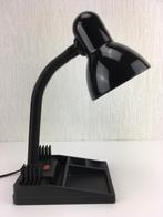 Zwarte jaren 80 bureaulamp van Underwriters Laboratories Inc, Ophalen, Zo goed als nieuw, Retro, Minder dan 50 cm