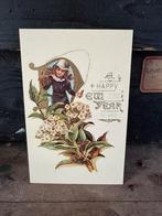 Oude kaart, kerst letter n 1983, Ophalen of Verzenden, 1980 tot heden