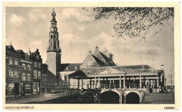 967146	Leiden	Korenbeursbrug	 	1956	Gelopen met zegel       