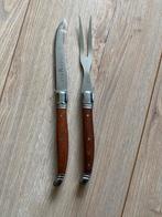 Laguiole mes en vork nieuw, Huis en Inrichting, Keuken | Bestek, Ophalen of Verzenden, Nieuw, Rvs of Chroom