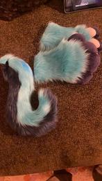 Fursuit paws+ tail, Ophalen of Verzenden, Zo goed als nieuw
