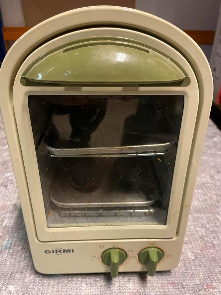 Girmi Mini Oventje voor Croissants & Broodjes, Witgoed en Apparatuur, Ovens, Gebruikt, Vrijstaand, Oven, Minder dan 45 cm, Minder dan 45 cm