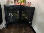Kast met glas en lood, Huis en Inrichting, Kasten | Dressoirs, Gebruikt, Glas, 25 tot 50 cm, 50 tot 100 cm