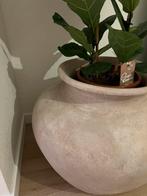XXl kruik bloempot van het merk PTMD., Kunststof, 40 cm of meer, Rond, Ophalen of Verzenden