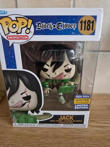Funko pop Jack nr 1181 black clover  beschikbaar voor biedingen