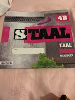 Staal Taal 4B Werkboek, Boeken, VMBO, Malmberg, Nieuw, Ophalen of Verzenden