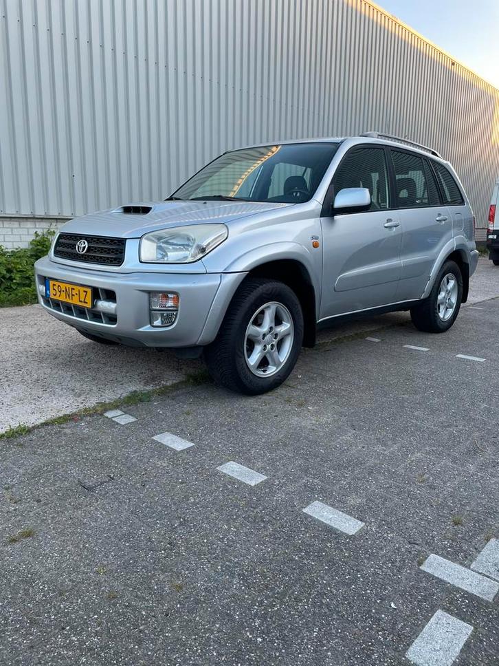Toyota Rav4 2.0 D4-d 5D 4WD 2003 Grijs, Auto's, Toyota, Bedrijf, Rav4, Diesel, F, SUV of Terreinwagen, Handgeschakeld, Origineel Nederlands