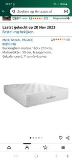 buckingham matras 160x210, Ophalen, Gebruikt, Tweepersoons