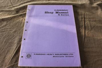Kawasaki S1 250cc S2 350cc 1973  motorcycle service manual beschikbaar voor biedingen