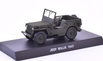 29554: Jeep Willys - 1947 - Atlas 1:43 beschikbaar voor biedingen