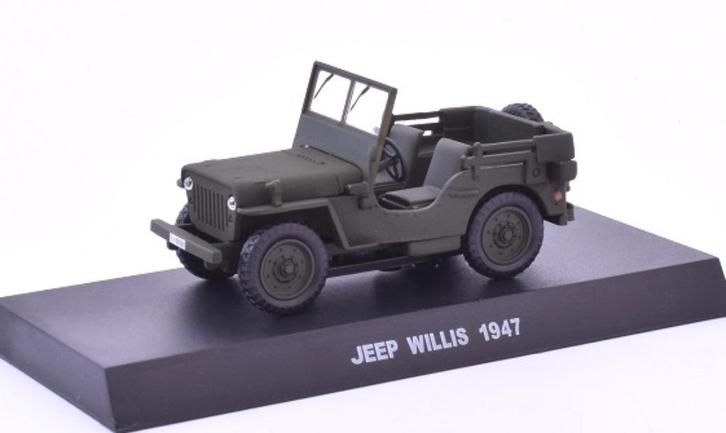 29554: Jeep Willys - 1947 - Atlas 1:43, Hobby en Vrije tijd, Modelauto's | 1:43, Nieuw, Auto, Overige merken, Ophalen of Verzenden