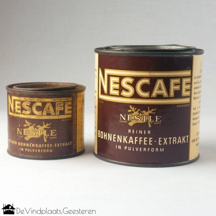 Nescafe Nestle Bohnenkaffee oploskoffie, Verzamelen, Blikken, Koffie, Overige merken, Ophalen of Verzenden