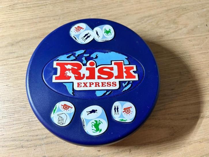 Risk Express Dobbelspel Hasbro, Hobby en Vrije tijd, Gezelschapsspellen | Bordspellen, Zo goed als nieuw, Ophalen of Verzenden