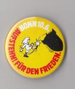 Anti Oorlog Kernbom Protest button Duitsland, Verzamelen, Speldjes, Pins en Buttons, Gebruikt, Niet vindbaar, Niet vindbaar, Speldje of Pin