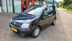 Fiat Panda 1.2 2010 Zwart met nw apk nw banden/ airco/scherm, Auto's, Euro 5, Stof, Zwart, Origineel Nederlands