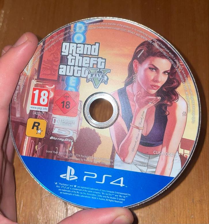 GTA 5 PS4 - Losse Disc, Spelcomputers en Games, Games | Sony PlayStation 4, Gebruikt, Ophalen of Verzenden