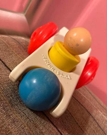 Vintage Fisher Price Click 'n Clatter Car 1975-1977 beschikbaar voor biedingen