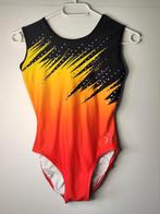 Turnpakje |  sparkle & dream | zwart geel oranje wit | AXS, Gebruikt, Overige kleuren, Ophalen of Verzenden, Turnpak(je)