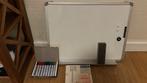 Whiteboard met toebehoren, Ophalen of Verzenden, Zo goed als nieuw, Magneetbord