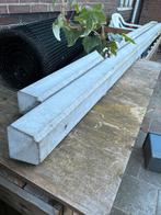 Grijze betonnen schutting paal, Tuin en Terras, Nieuw, 250 cm of meer, Ophalen of Verzenden, Palen