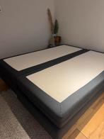 Laatste dag!! Piet Klerks boxspring incl. twee matrassen, Ophalen, Gebruikt, Blauw, Tweepersoons