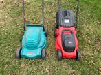 2 Elektrische Grasmaaiers - Bosch & MTD, Tuin en Terras, Grasmaaiers, Ophalen, Cirkelmaaier, Gebruikt, Elektrische grasmaaier