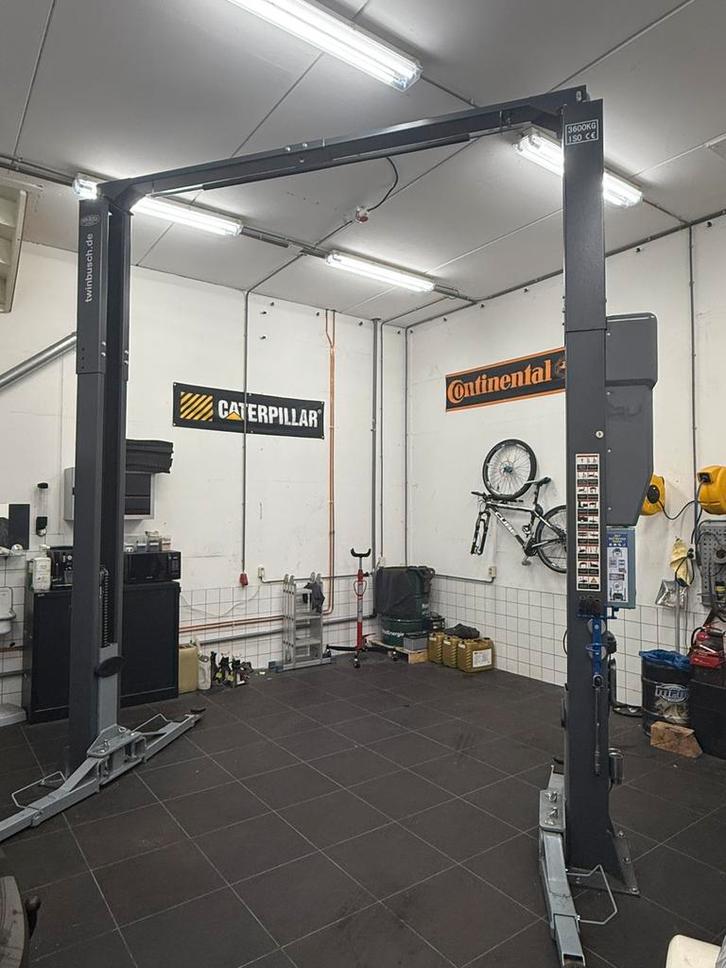 2 koloms hefbrug twinbusch antraciet 3600kg ZGAN, Auto diversen, Autogereedschap, Zo goed als nieuw, Ophalen