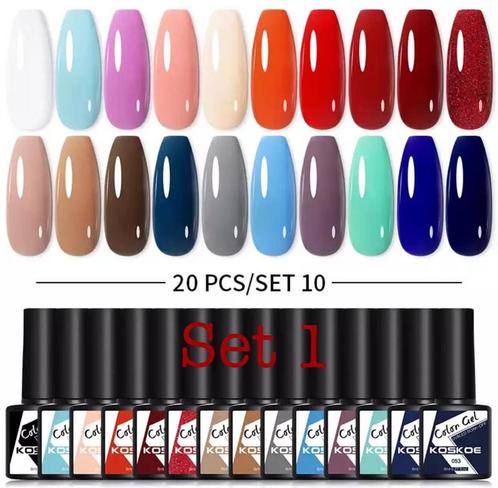 19/20 stuks/set gellak 8ml. Nagels/ Nailart/ Nagelstyliste., Sieraden, Tassen en Uiterlijk, Uiterlijk | Cosmetica en Make-up, Nieuw