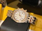 Breitling Evolution Staalgoud briljanten bezel fullset, Ophalen of Verzenden, Zo goed als nieuw, Staal, Overige merken