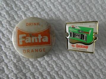 fuji reclame speld + fanta button beschikbaar voor biedingen