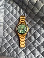 FOSSIL // nieuw GOLD/GREEN // Blue Dive Horloge FS6030, Sieraden, Tassen en Uiterlijk, Horloges | Antiek, Staal, Polshorloge, Met ketting