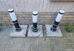 3x sokkel verlichting tuin te koop!, Tuin en Terras, Ophalen, Gebruikt, Staande lamp, Netvoeding