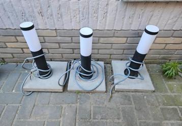 3x sokkel verlichting tuin te koop! beschikbaar voor biedingen
