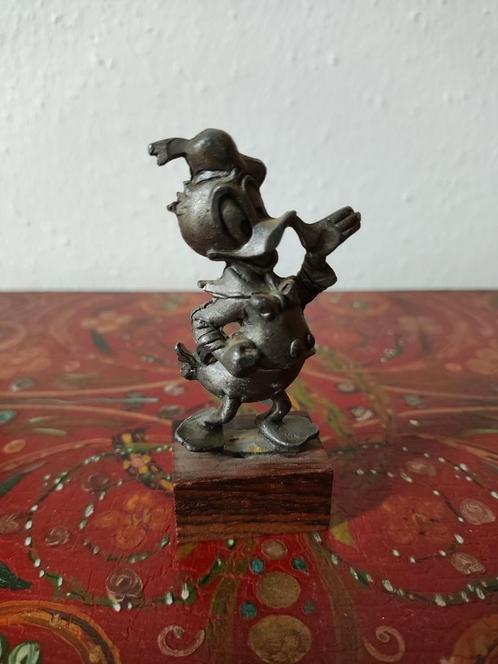 Mooi oud origineel 'Peltro' beeldje van Donald Duck, Verzamelen, Disney, Gebruikt, Beeldje of Figuurtje, Donald Duck, Verzenden