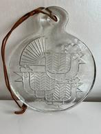 Vintage Kosta Boda Raamhanger Kaasplank Haan Rooster 70’s, Antiek en Kunst, Ophalen of Verzenden