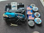 Topcraft Slijptol + opbergkoffer + 42 Schijven, Doe-het-zelf en Verbouw, Gereedschap | Slijpmachines, Ophalen of Verzenden, Gebruikt